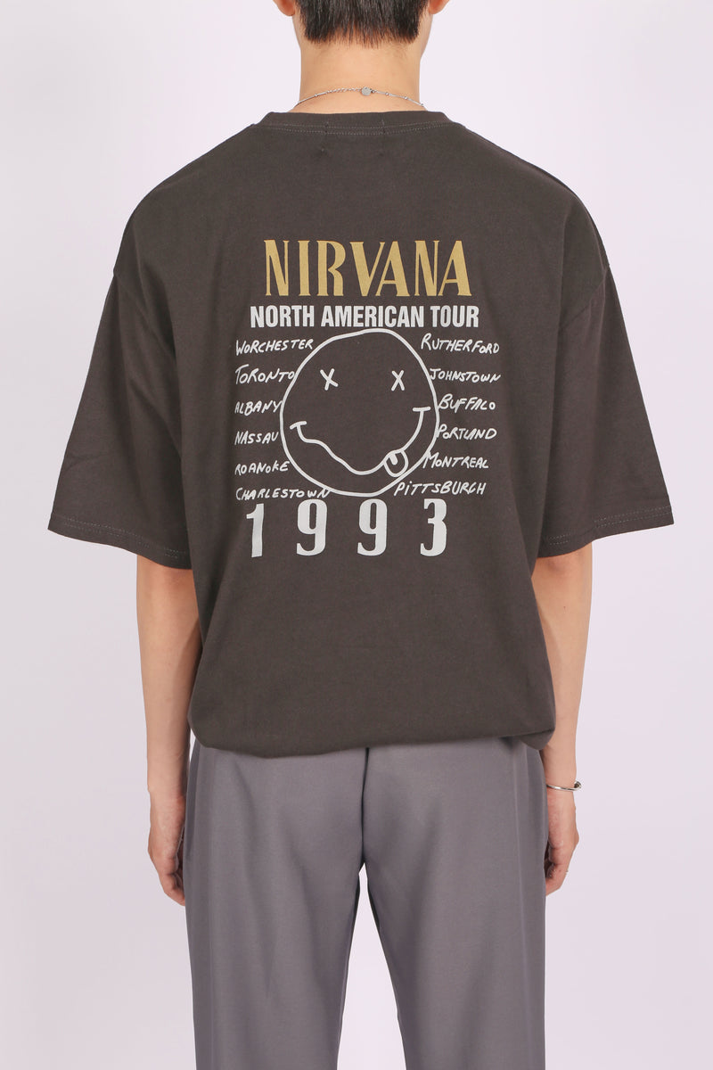 NIRVANA 1993 死亡笑臉短袖